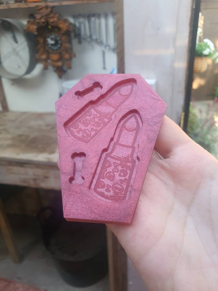 Gothic Lipsticks Silicone Mould