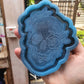 5 inch Rose Skull Tray Silicone Mould