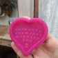2.5 inch Heart Ouija Board Silicone Mould