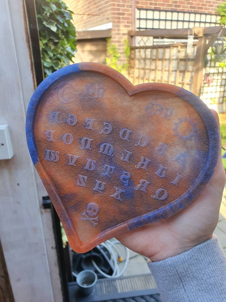 6 inch Heart Ouija Board Silicone Mould