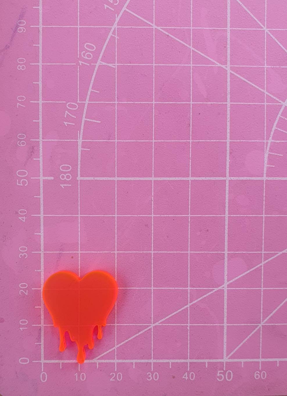 1 inch Mini Dripping Hearts Silicone Mould