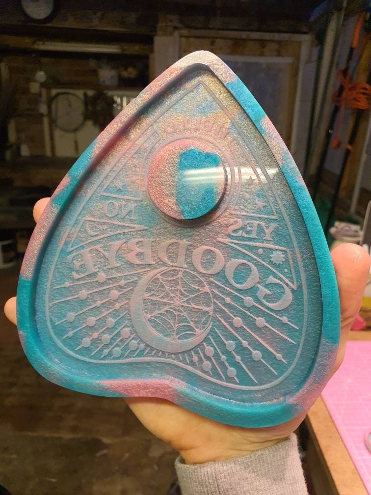 6 inch Goodbye Planchette Silicone Mould