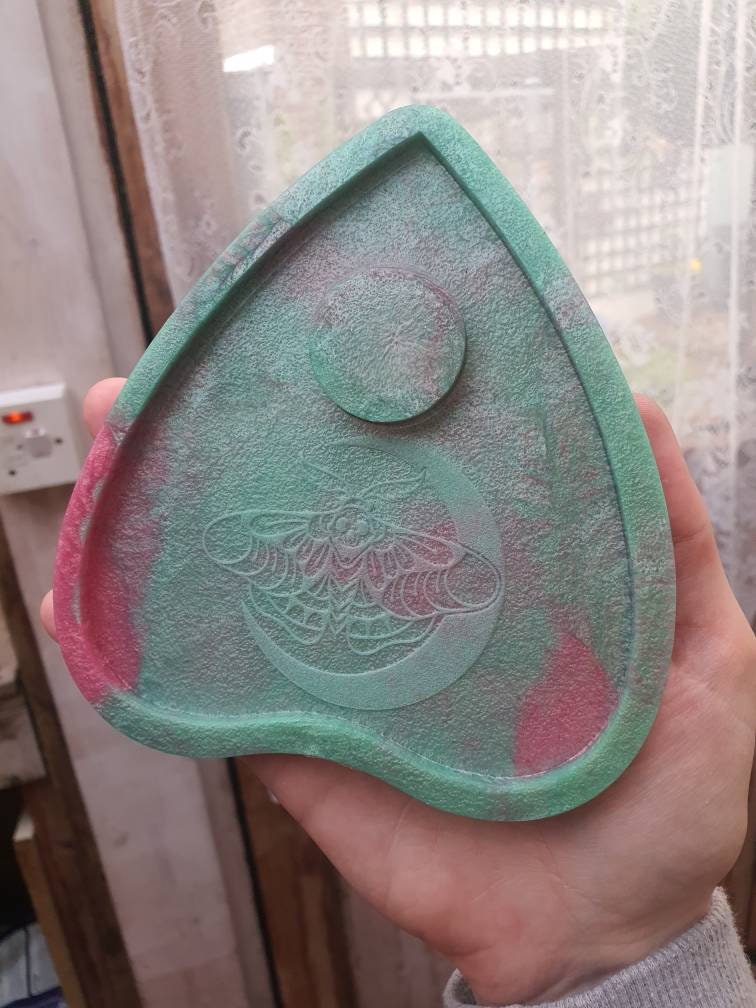 5 inch Moth Moon Planchette Silicone Mould