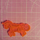 2 inch Skeleton Unicorns Silicone Mould
