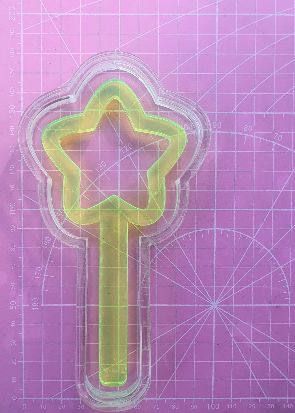 Star Shaker Wand Silicone Mould