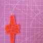 3 inch Floral Daggers Silicone Mould
