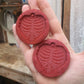 2 Ribcage Heart Silicone Moulds