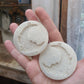 2 inch Floral Moon Earrings Silicone Moulds