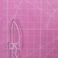 2.5 inch Bow Knifes Silicone Mould