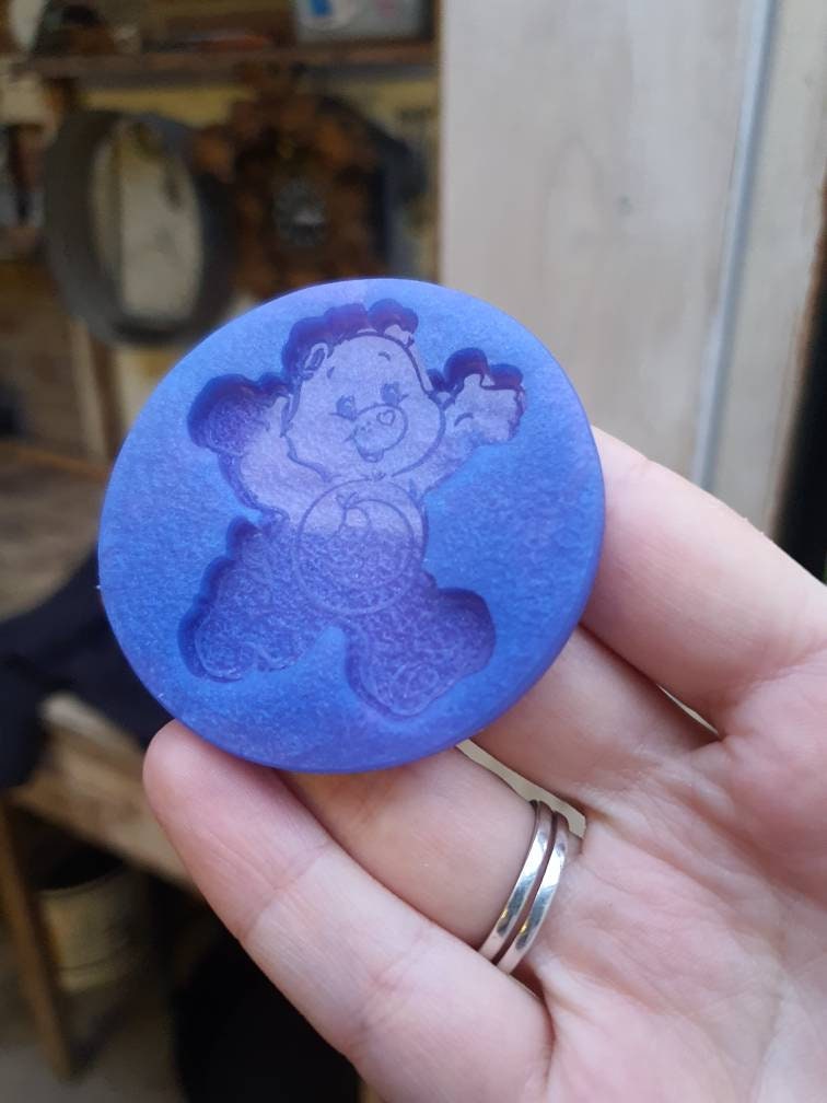 2 inch Sleepy Bear Silicone Mould