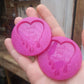 2 Sweet But Psycho Dripping Hearts Silicone Moulds