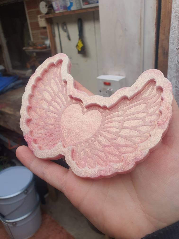 Winged Heart Silicone Mould