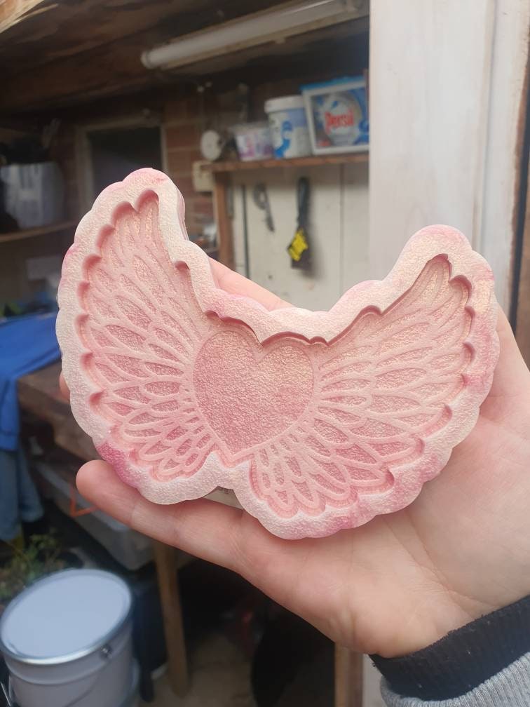 Winged Heart Silicone Mould