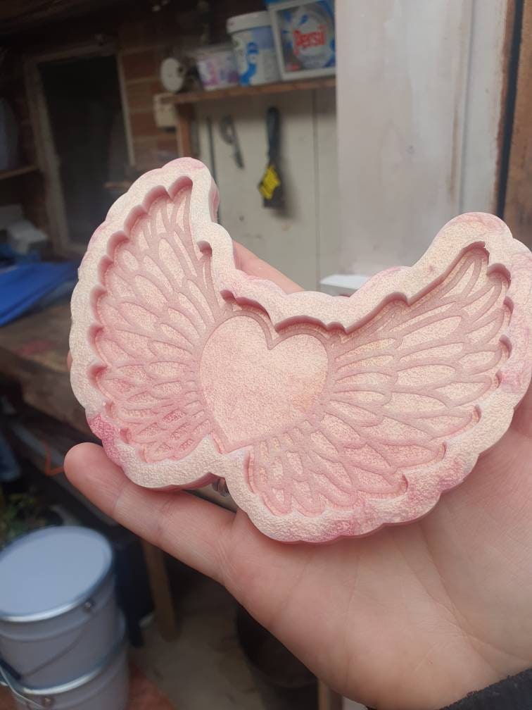Winged Heart Silicone Mould