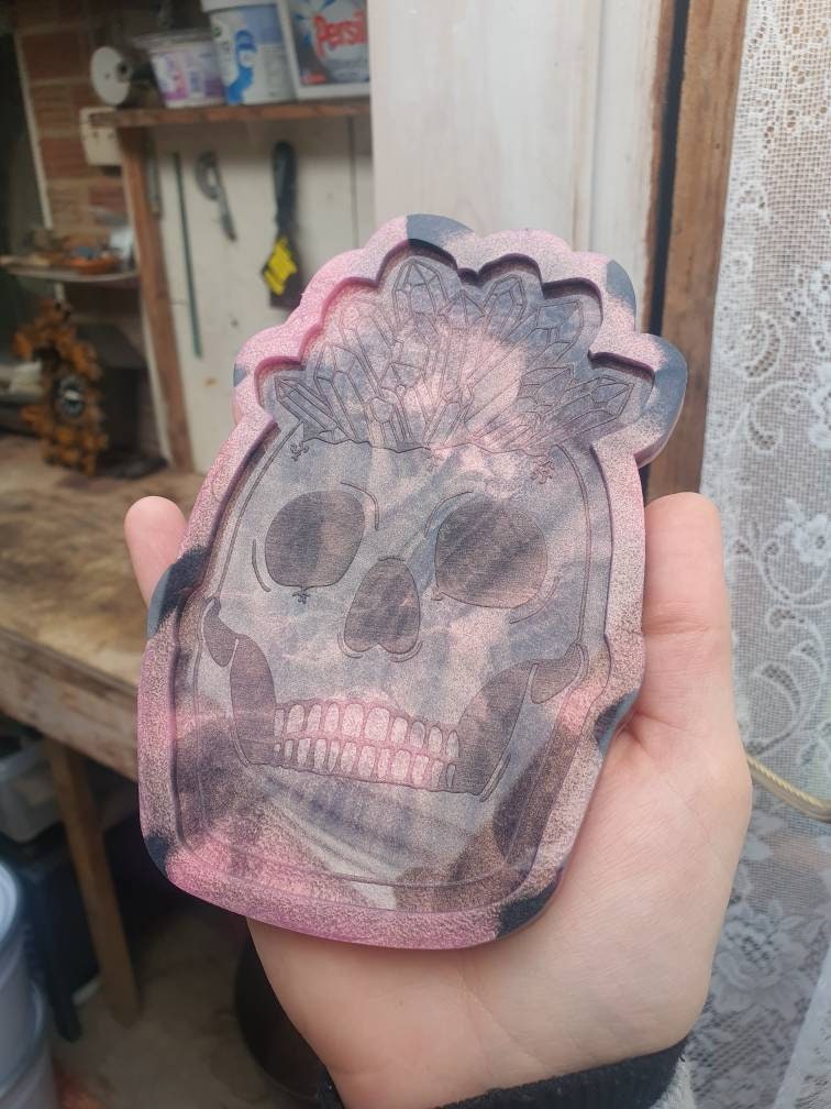 6 inch Crystal Skull Silicone Mould