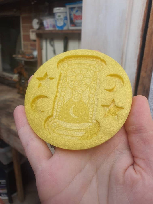 3 inch Day & Night Hourglass Silicone Mould