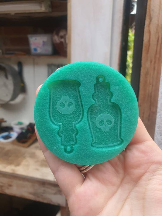 Skull Poison Silicone Mould