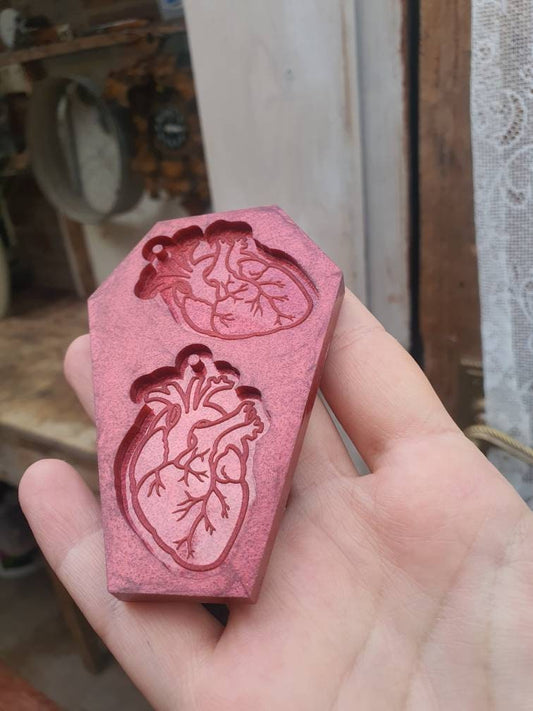 2 inch Anatomical Hearts Silicone Mould