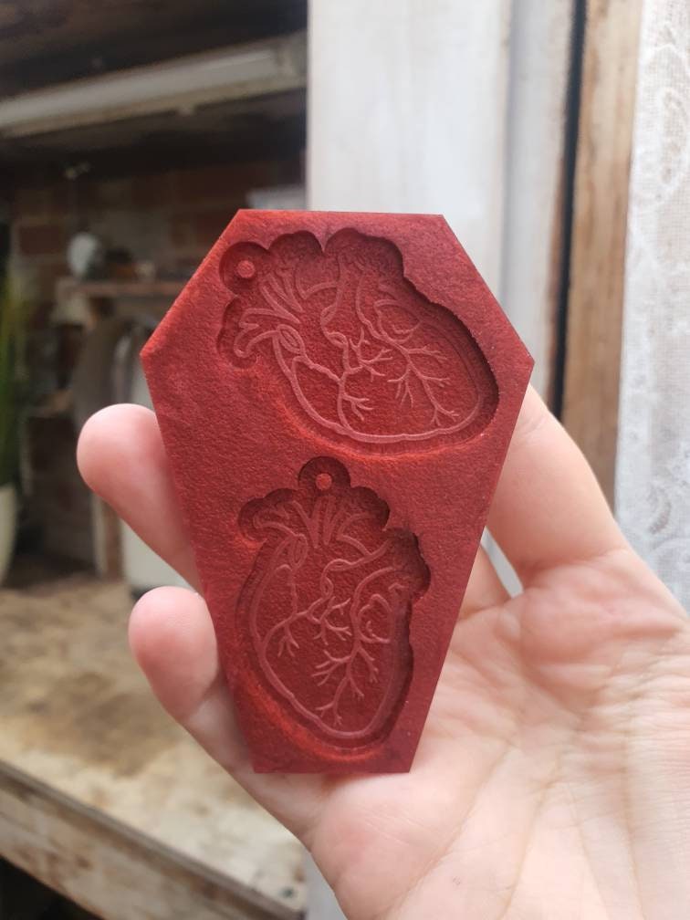 2 inch Anatomical Hearts Silicone Mould