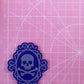 2 Framed Skulls Silicone Moulds