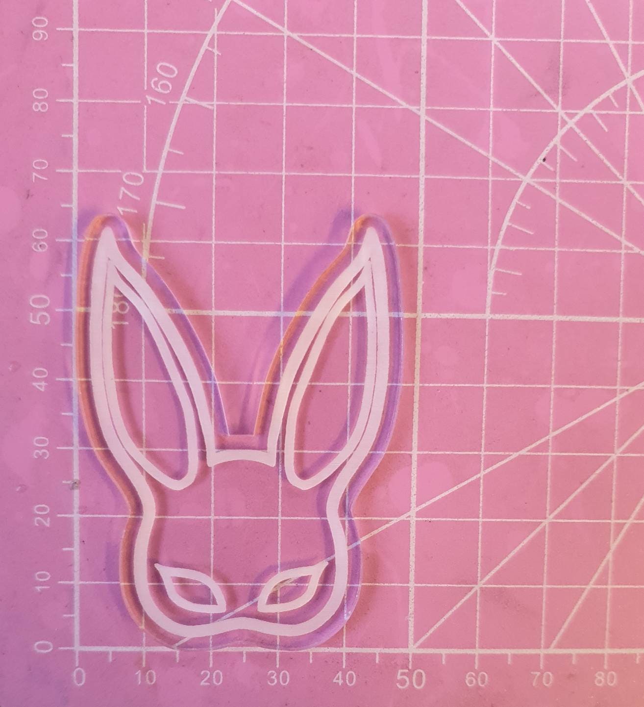 2.5 inch Bunny Mask Silicone Moulds