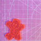 2 inch Sleepy Bear Silicone Mould