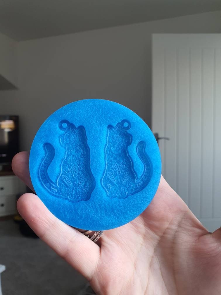 2 inch Mystical Kitties Silicone Mould