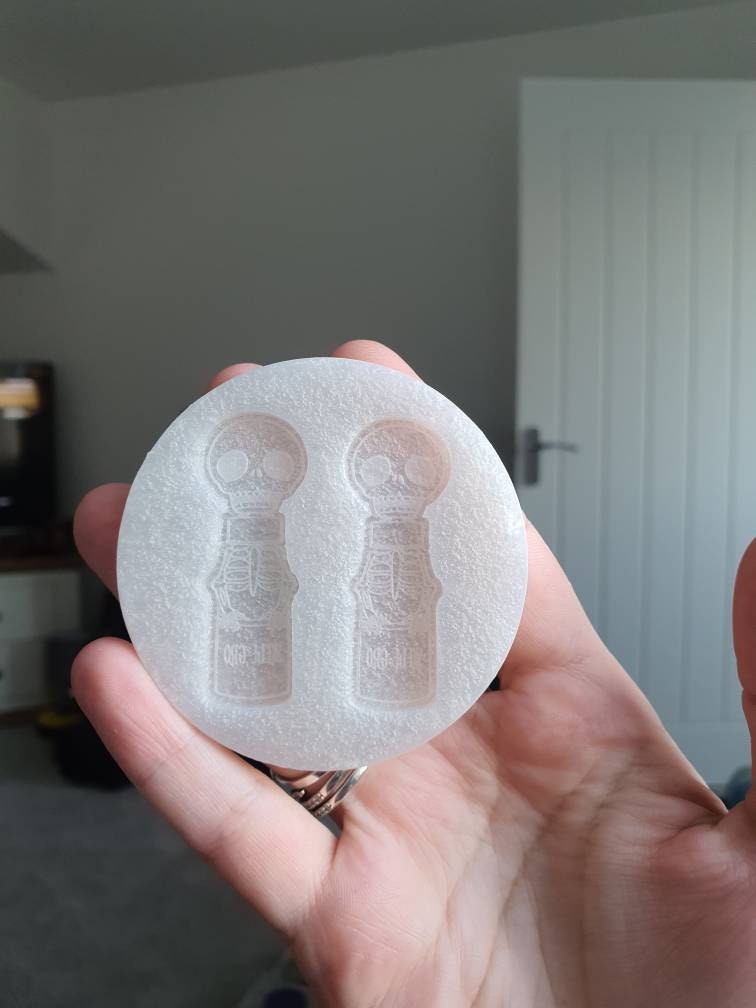 2 inch Skele-Gro Skeleton Bottles Silicone Mould