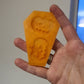 1.5 inch Pumpkin earrings silicone mould