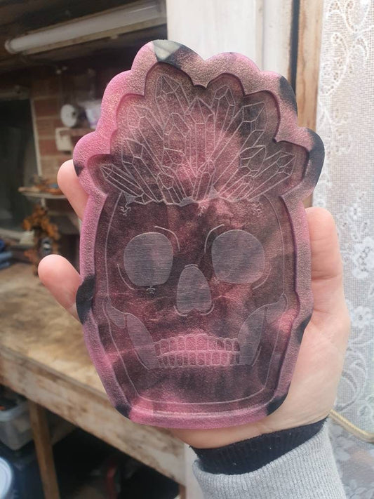 6 inch Crystal Skull Silicone Mould