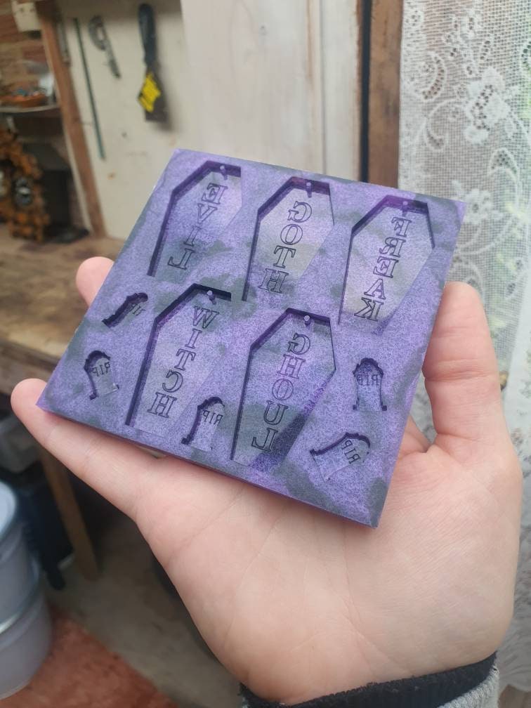 Various coffin collection silicone mould