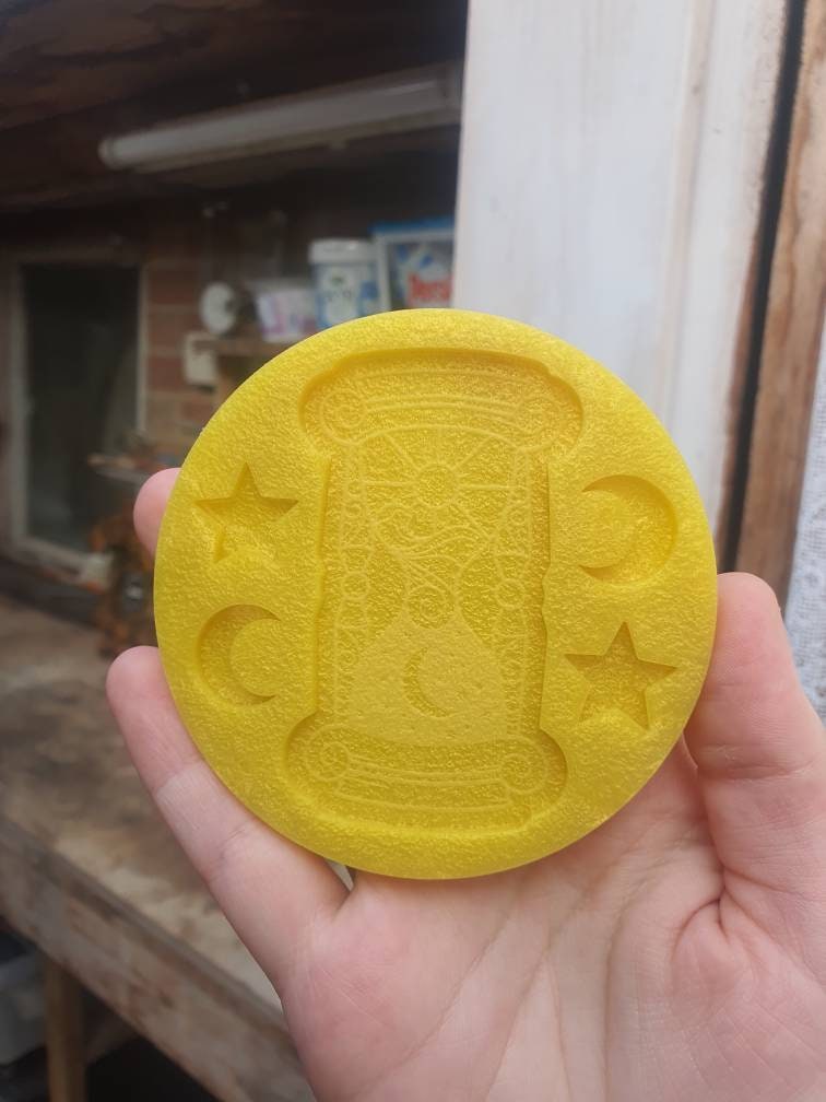 3 inch Day & Night Hourglass Silicone Mould
