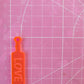 2 inch Love Paddles Silicone Mould