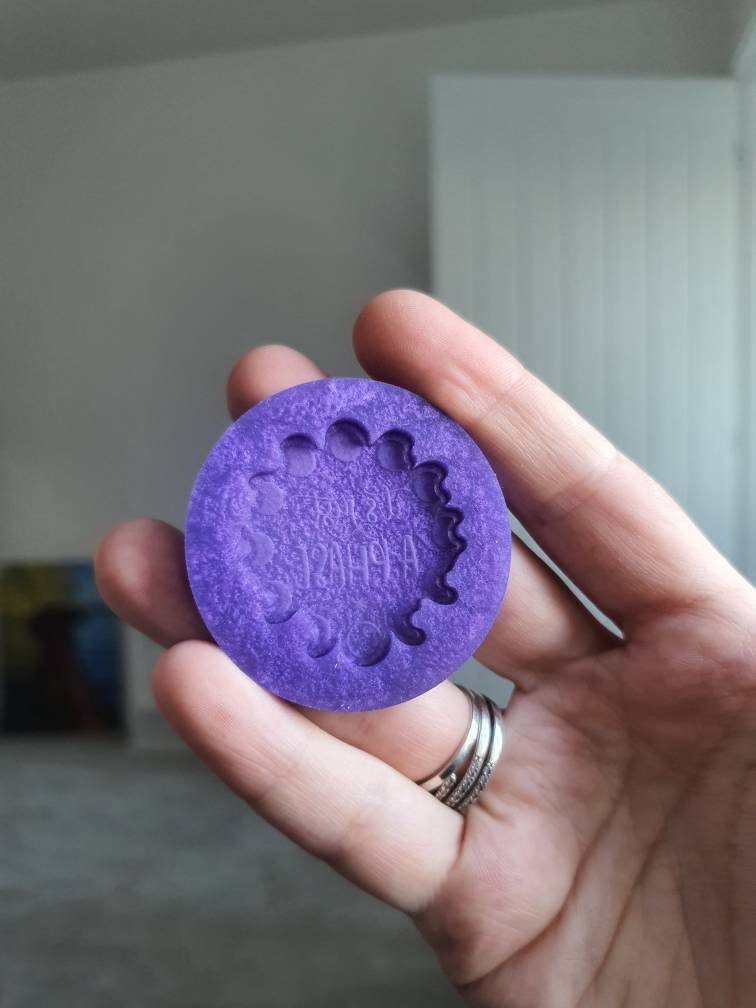 1.5 inch It's Just A Phase Moon Phase Silicone Mould