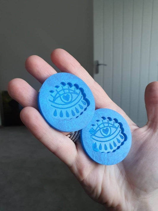 1.5 inch Crying Eyes Silicone Mould