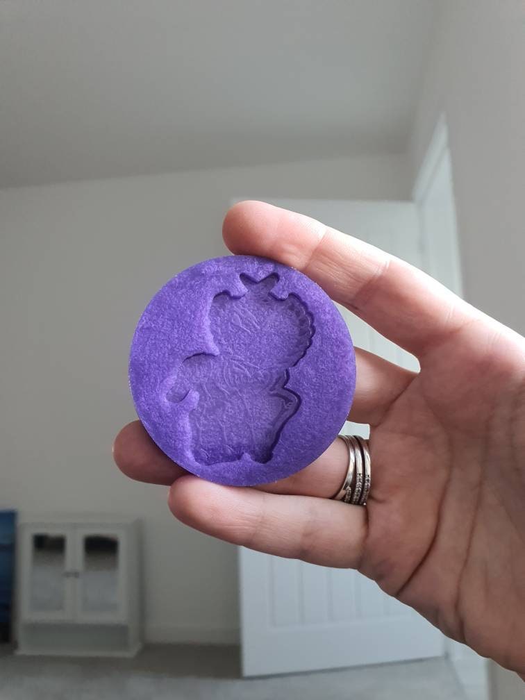 2 inch Skeleton Unicorns Silicone Mould