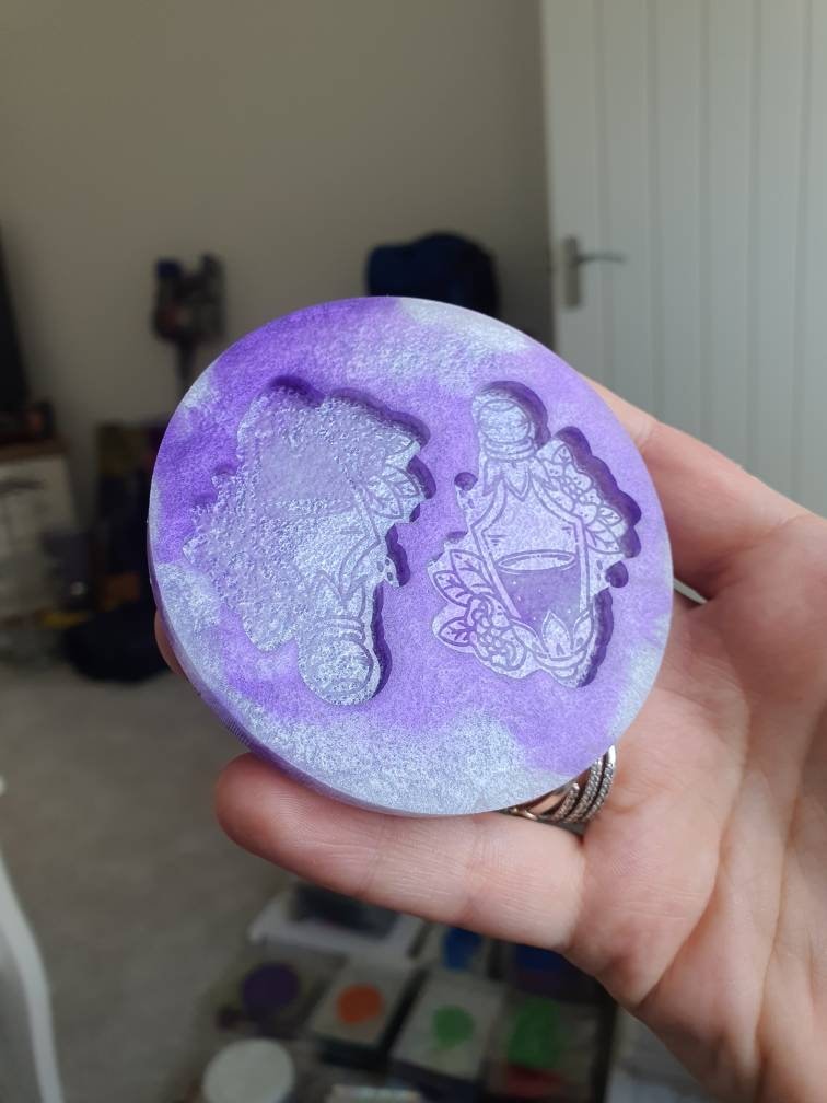 2 inch Floral Potion Silicone Mould