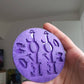 3 inch Love Earrings Silicone Mould