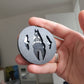 2 inch Sleeping Skeleton Bat Silicone Mould