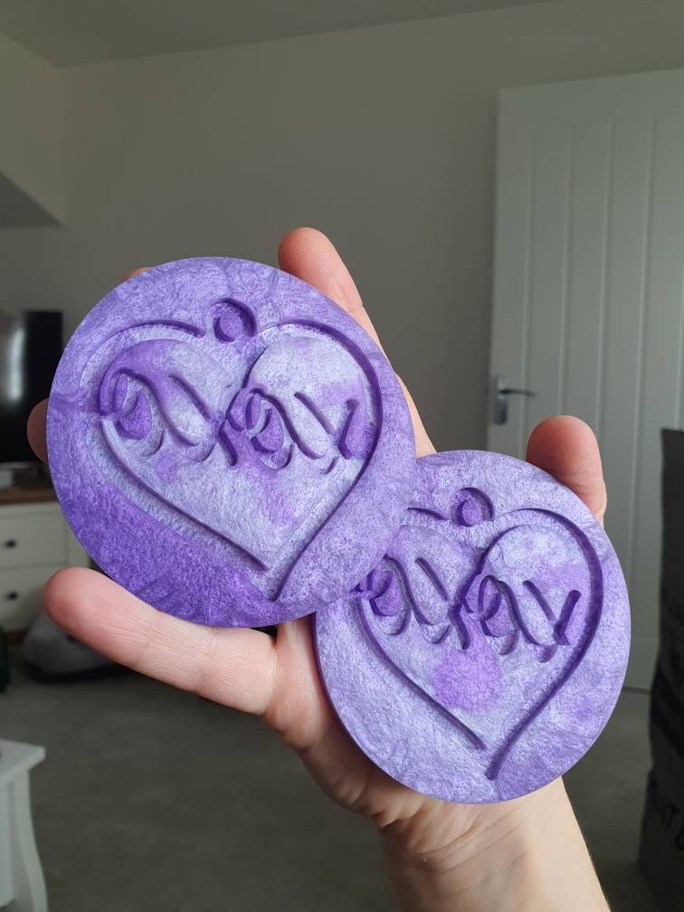 3 inch XOXO Heart Earrings Silicone Moulds