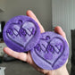 3 inch XOXO Heart Earrings Silicone Moulds