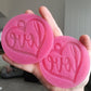 3 inch Love Heart Earrings Silicone Moulds