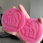 3 inch Love Heart Earrings Silicone Moulds