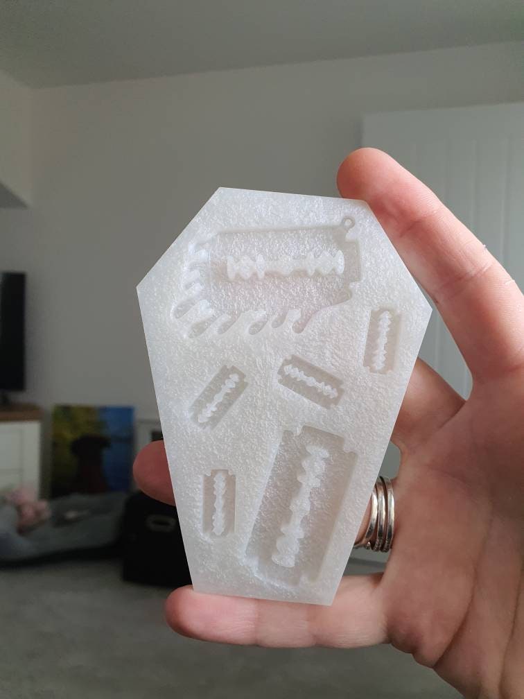 Razor Blades Silicone Mould