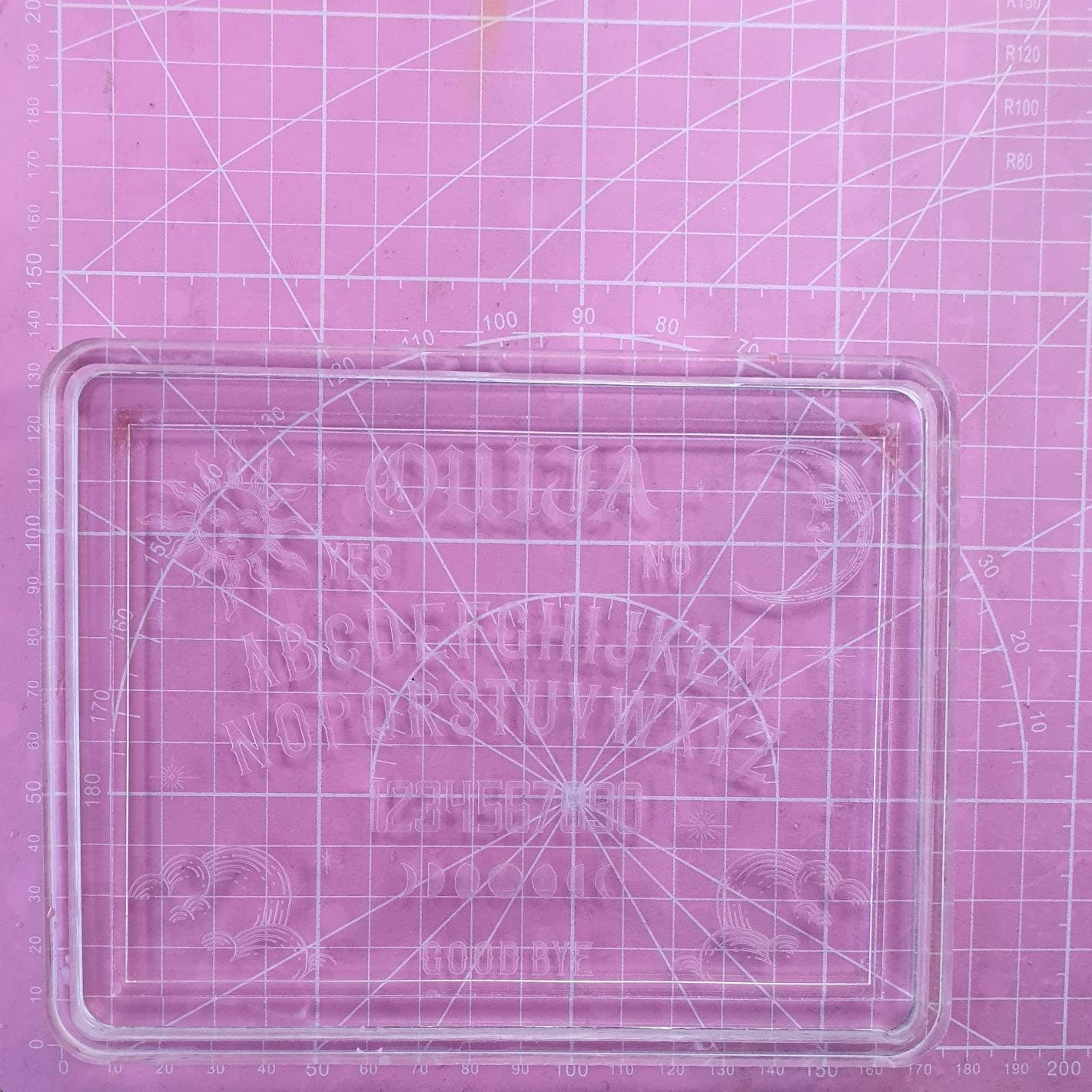 Medium Sun And Moon Ouija Board Silicone Mould