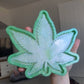 7.5 inch Weed Leaf Tray Silicone Mould