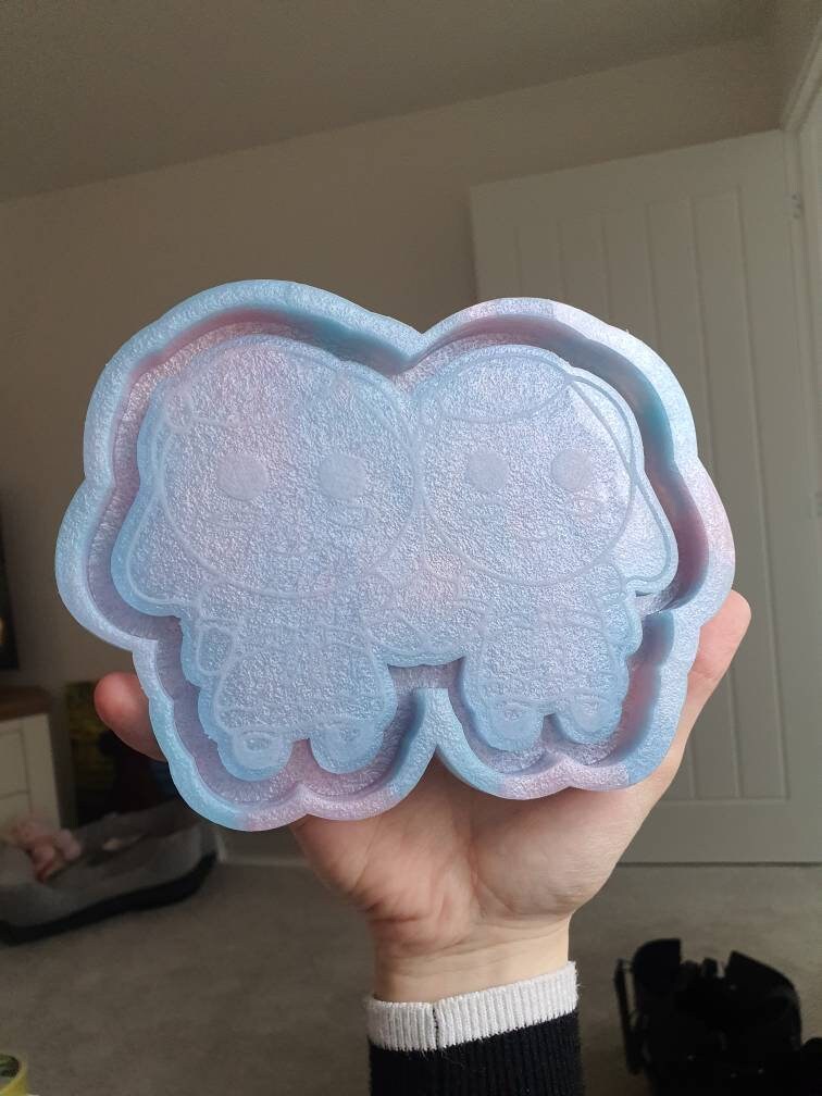 7 inch Twins Tray Silicone Mould