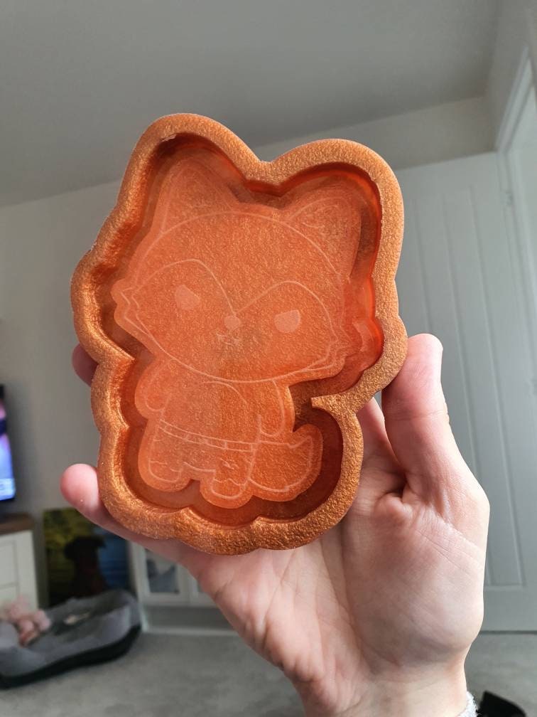 5 inch Fox Tray Silicone Mould