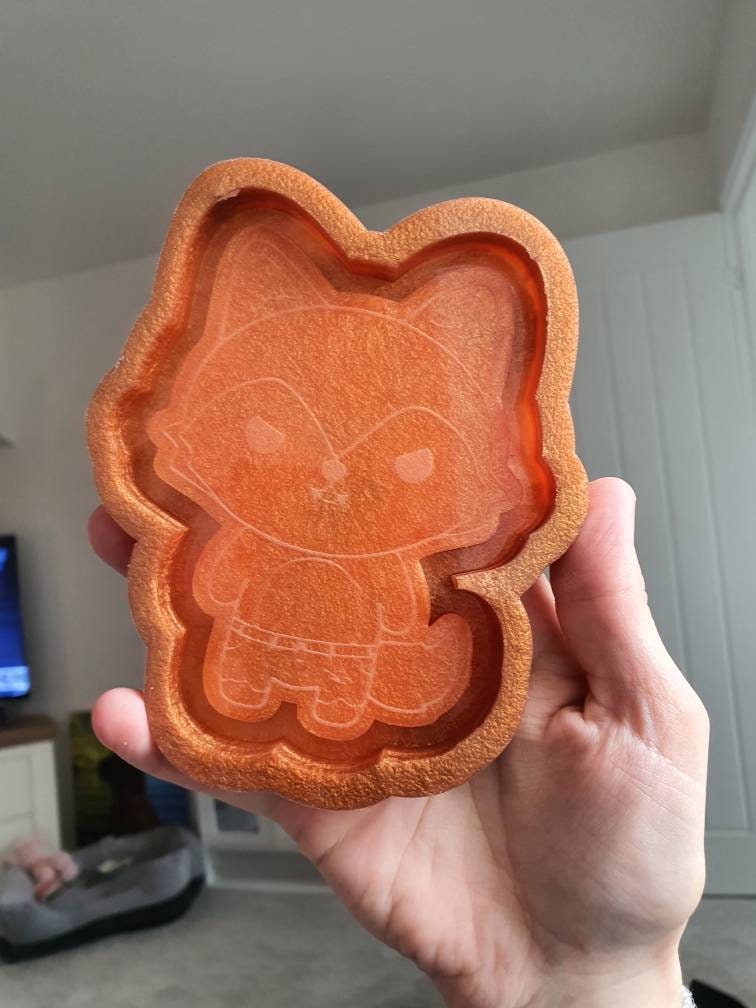 5 inch Fox Tray Silicone Mould