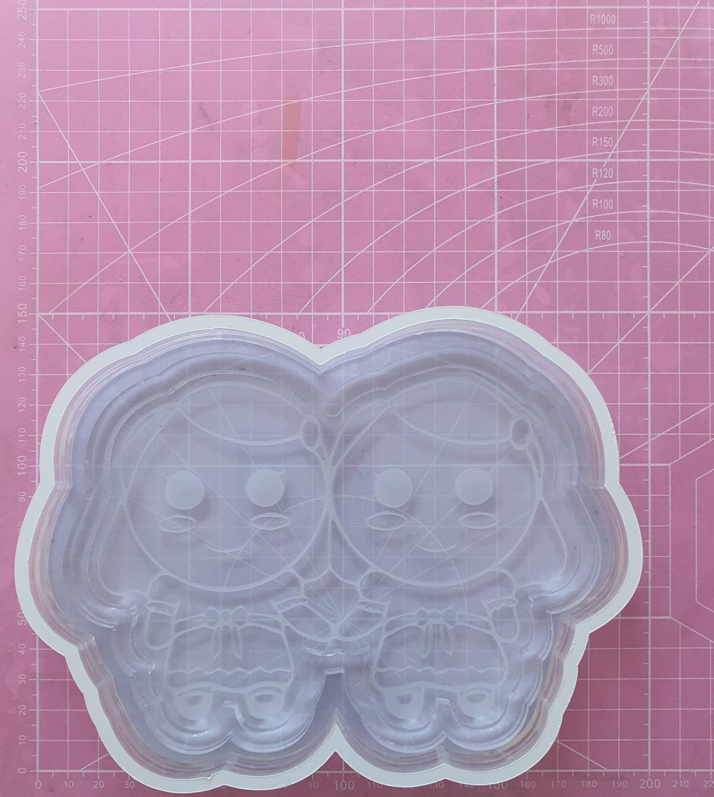 7 inch Twins Tray Silicone Mould